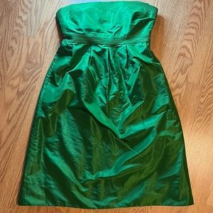 J Crew strapless dress with built in bra size 6